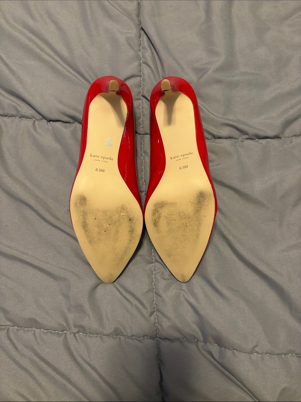 kate spade Red Patent Pointed Toe Pumps